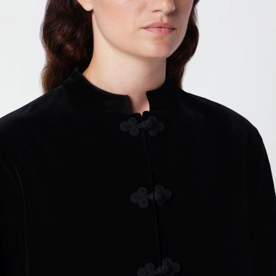 26FW 로에 자켓 42111010VEL 001 BLACK - ROHE