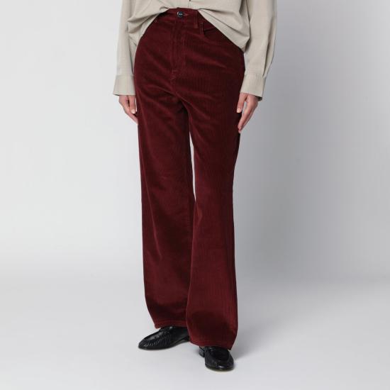 26FW 로에 스트레이트 팬츠 42130001CO 608 RED