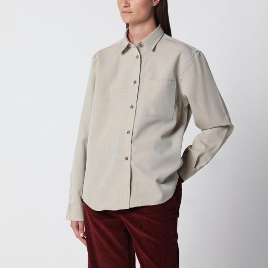 26FW 로에 셔츠 42119002CO 106 BEIGE