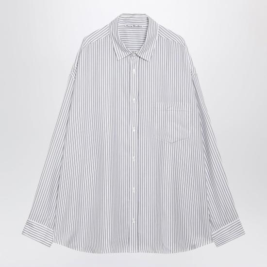 26FW 아크네 스튜디오 긴팔 셔츠 BB0702CO BL1 WHITE