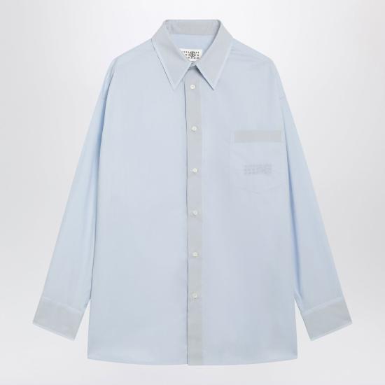 26FW MM6 메종마르지엘라 긴팔 셔츠 SH0DT0051M35256 479 LIGHT BLUE