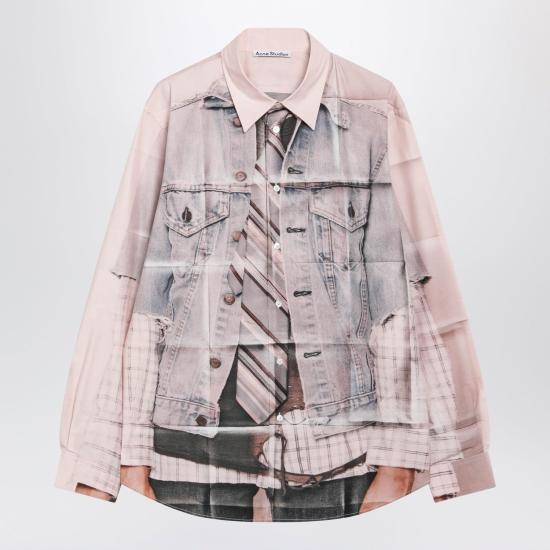 26FW 아크네 스튜디오 긴팔 셔츠 BB0711CO 415 PINK