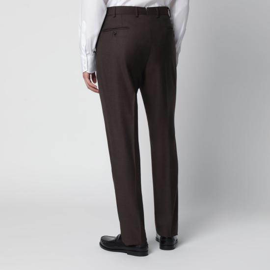 26FW 루이지 비안끼 수트 세트 340764509 01 BROWN - LUIGI BIANCHI