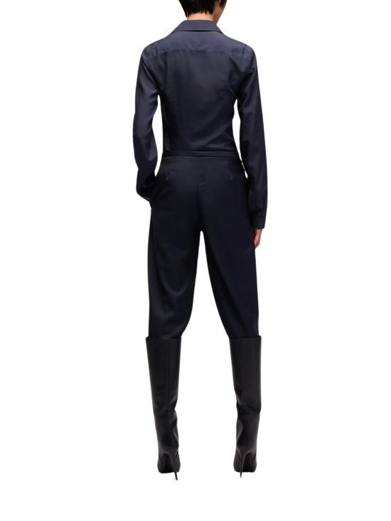 26FW 구찌 실크 포플린 셔츠 A007YMZAVRW 4440 BLUE - GUCCI