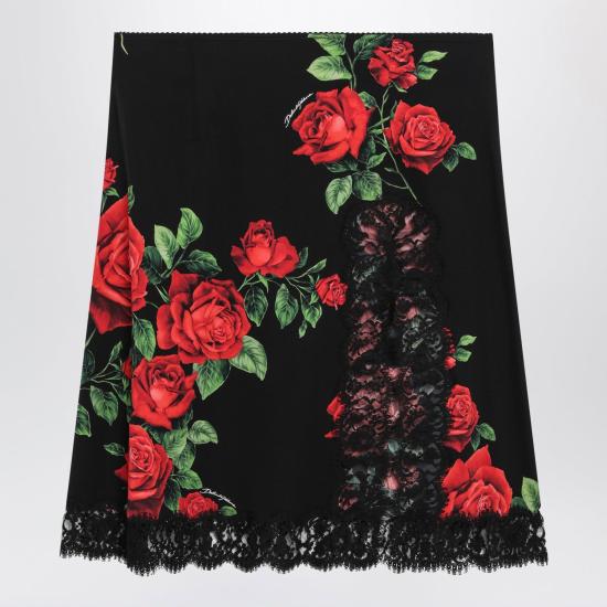 26FW 돌체앤가바나 스커트 F4DE2TFSA9R HN6EJ BLACK