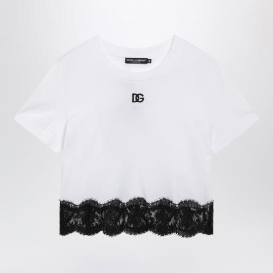 26FW 돌체앤가바나 반팔 티셔츠 F8W71ZFU7EQ W0800 WHITE