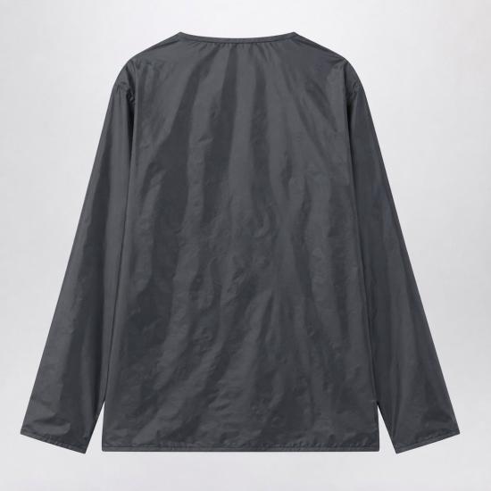 26FW 미우미우 로고 리나일론 블라우스 MT2282OOO148U F063H GREY - MIU MIU