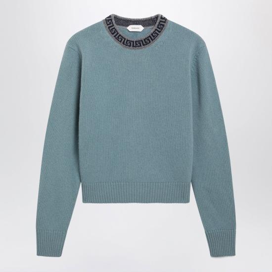 26FW 베르사체 스웨터 10267661A19161 1GO50 LIGHT BLUE