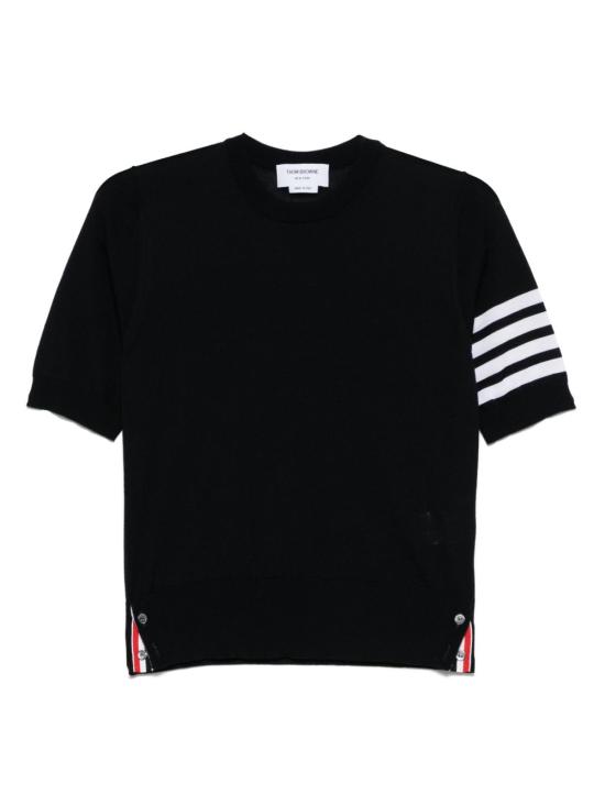 26FW 톰브라운 파인 메리노 울 4바 티셔츠 FKA471BY1014 415 BLUE