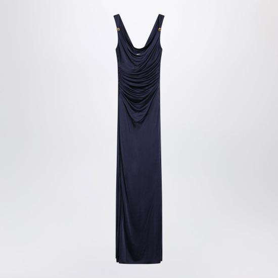 26FW 베르사체 미디 원피스 10267061A12497 1U610 BLUE