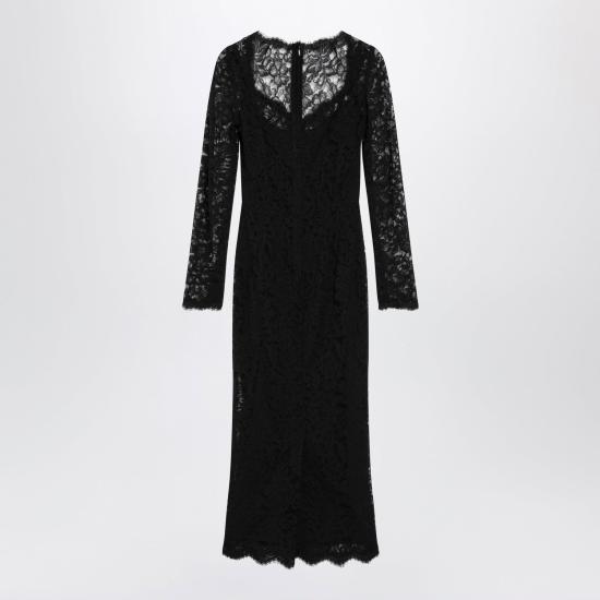 26FW 돌체앤가바나 미디 원피스 F6AQGTHLUAH N0000 BLACK - DOLCE & GABBANA