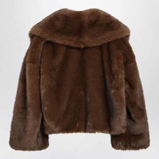 26FW 비비 쿠튀르 자켓 FW26FA4EF MI BROWN - B&B COUTURE