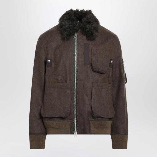 26FW 사카이 자켓 2604081MWO 601 BROWN