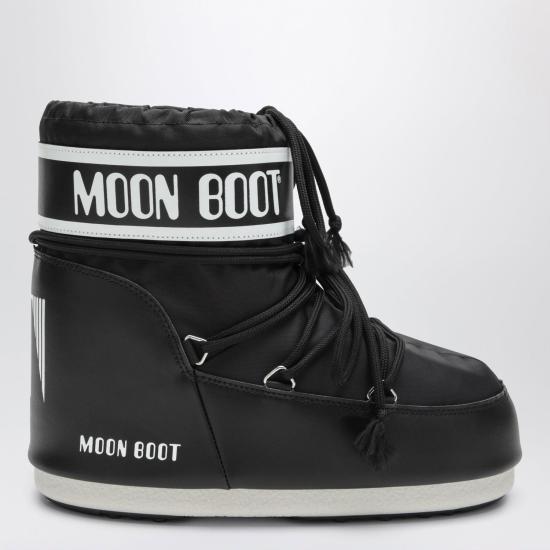 26FW 문부츠 아이콘 나일론 로우 부츠 80D1409340NY N001 BLACK