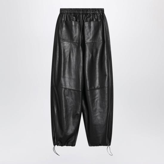 26FW 더프랭키샵 스트레이트 팬츠 PAFS22827LE 100 BLACK - THE FRANKIE SHOP