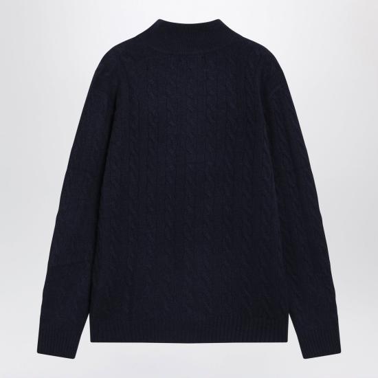 26FW 폴로 랄프로렌 포니 자수 케이블 니트 점퍼 710876766002WO HN BLUE - POLO RALPH LAUREN