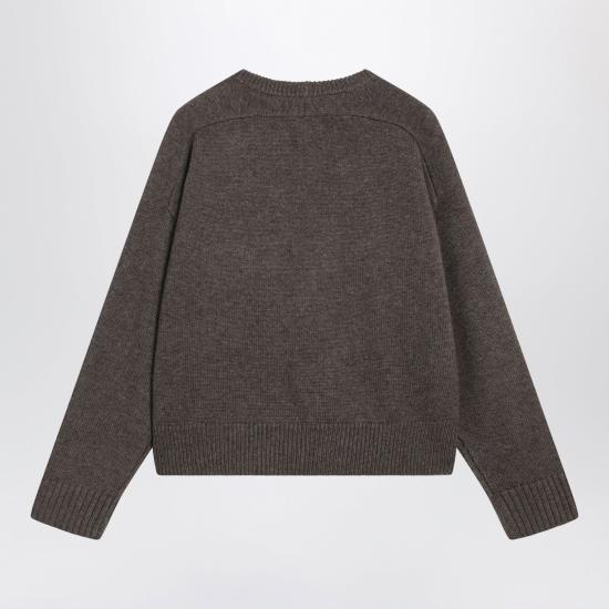 26FW 루루 드 세종 스웨터 BREHAWO GR BROWN - LOULOU DE SAISON