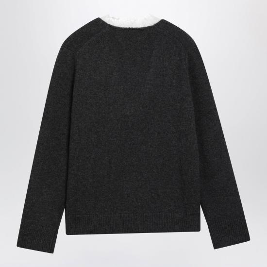 26FW 루루 드 세종 스웨터 LEYLAWS CI BLACK - LOULOU DE SAISON