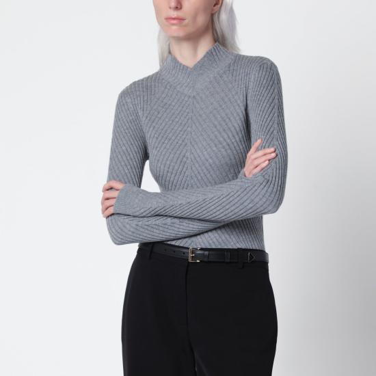 26FW 빅토리아 베컴 스웨터 1425KTP006804BWO GM GREY