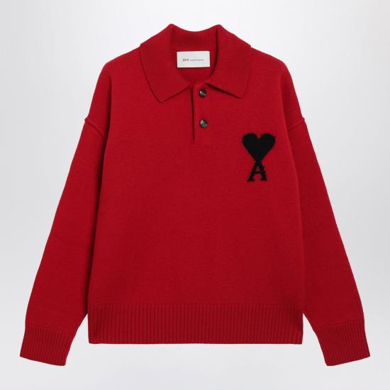 26FW 아미 스웨터 UPL409D018 A252 RED