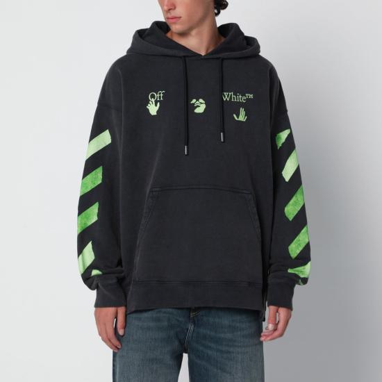 26FW 오프화이트 스웨터 OMBB085F26FLE00T 0001 BLACK