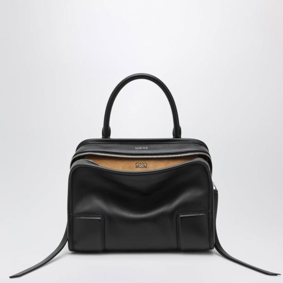 26FW 로에베 소프트 카프스킨 스몰 아마조나 180 백 A039AS0X01LE 1100 BLACK