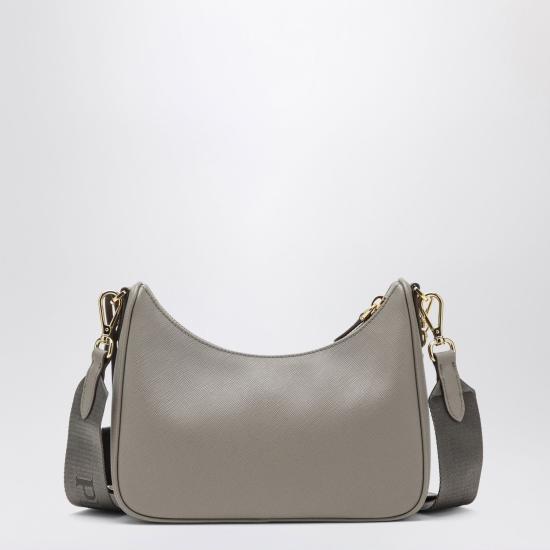26FW 프라다 리에디션 레더 숄더백 1BH204V2PNZV F0JDS GREY - PRADA
