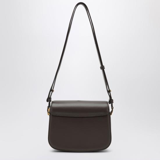 26FW 아미 스몰 하트 로고 글레이즈드 레더 파리 백 ULL717AL0208 A236 BROWN - AMI