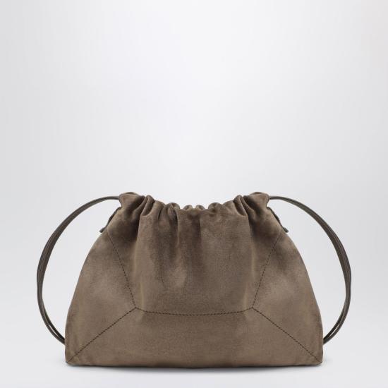 26FW 브루넬로 쿠치넬리 스웨이드 BC 듀오 파우치 백 MBDLD2808LE C8187 BROWN - BRUNELLO CUCINELLI