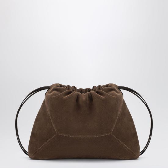 26FW 브루넬로 쿠치넬리 스웨이드 BC 듀오 파우치 백 MBDLD2808LE C9773 BROWN - BRUNELLO CUCINELLI