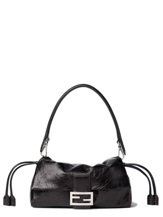 26FW 펜디 바게트 소프트 미디엄 백 8BR856B14M F0QA1 BLACK