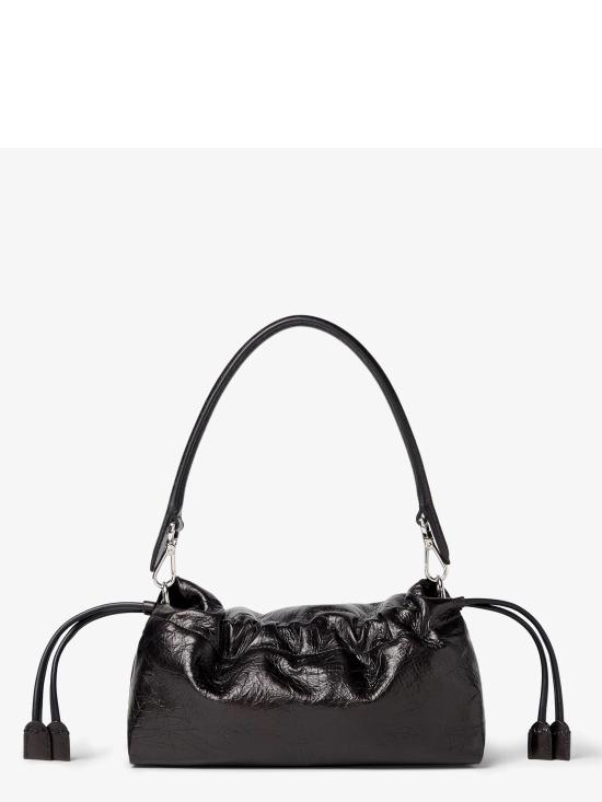 26FW 펜디 바게트 소프트 미디엄 백 8BR856B14M F0QA1 BLACK - FENDI