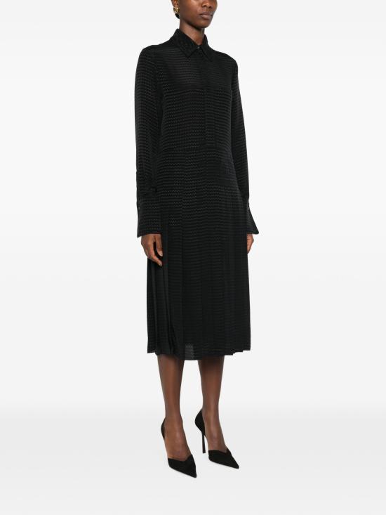 26FW 펜디 미디 원피스 FDD679AME8 F0QA1 BLACK - FENDI