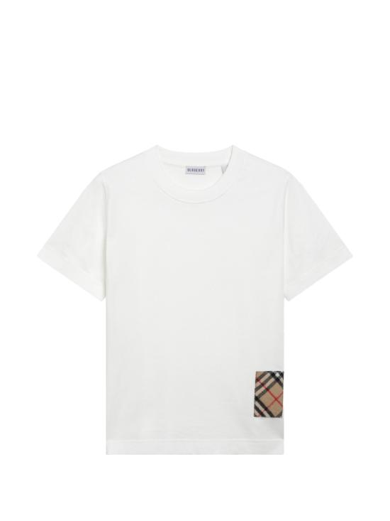 26FW 버버리 반팔 티셔츠 8132971163419 B7078 WHITE