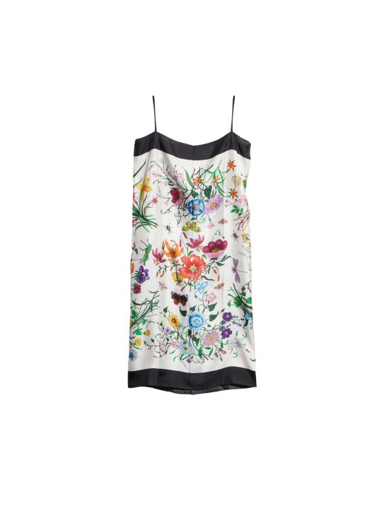 26FW 구찌 프린트 실크 트윌 드레스 874124ZAU95 9097 MULTICOLOR