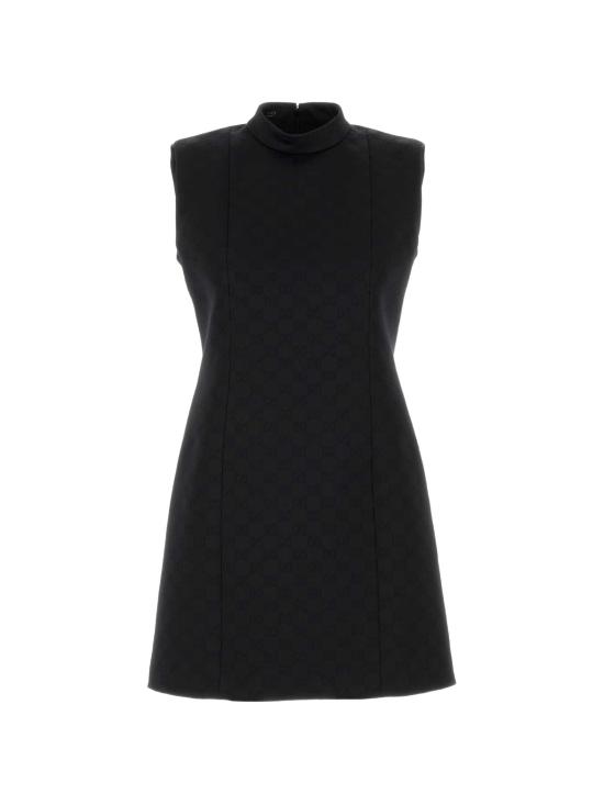 26FW 구찌 미디 원피스 A0066CZAVOF 1000 BLACK
