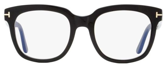  톰포드 안경 톰 포드 블루 블록 TF5537 B 001 52mm FT5537 플라스틱(아세테이트) 테 블랙 - TOMFORD