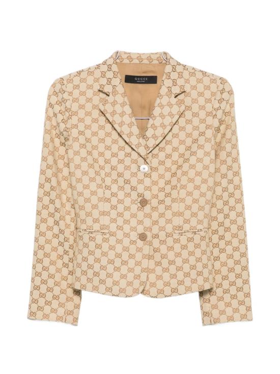 26FW 구찌 GG 코튼 캔버스 재킷 A003XFZAVMM 2902 BEIGE