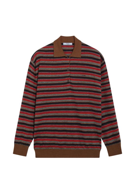 26FW 프라다 반팔 티셔츠 P24F3NOOO6220 F0CQJ BROWN