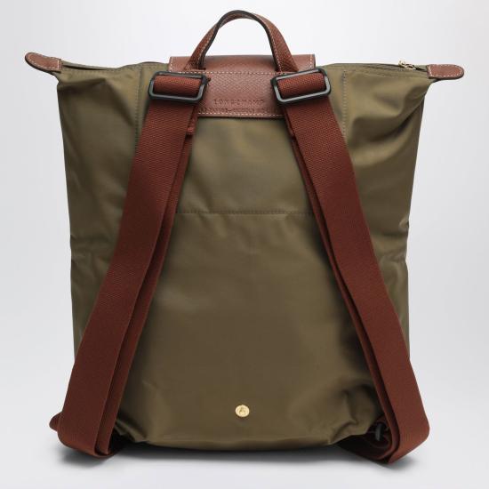 26FW 롱샴 플리아쥬 오리지널 M 백팩 10284089 510 GREEN - LONGCHAMP