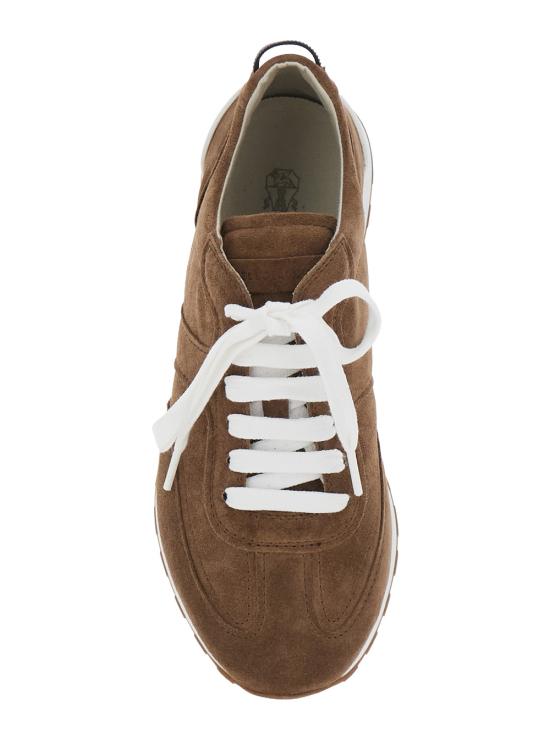 26FW 브루넬로 쿠치넬리 스니커즈 MZSFG3337C9773 Brown - BRUNELLO CUCINELLI