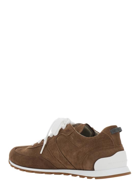 26FW 브루넬로 쿠치넬리 스니커즈 MZSFG3337C9773 Brown - BRUNELLO CUCINELLI