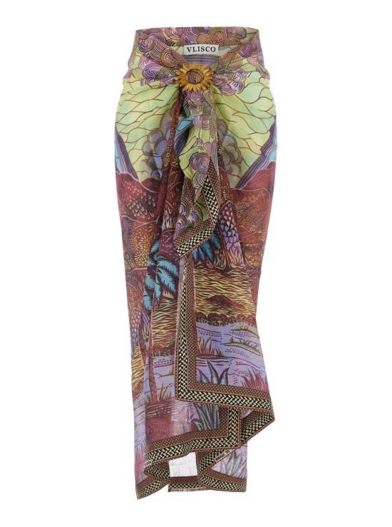 26FW 블리스코 스커트 VDAW00046RAINBOWPRINT Multicolor