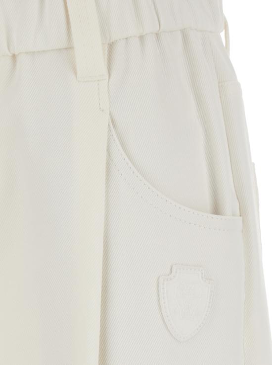 26FW 브루넬로 쿠치넬리 스트레이트 팬츠 MA126P9330C1542 White - BRUNELLO CUCINELLI