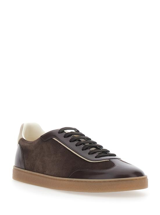 26FW 브루넬로 쿠치넬리 스니커즈 MZULDGJ336CXY42 Brown - BRUNELLO CUCINELLI