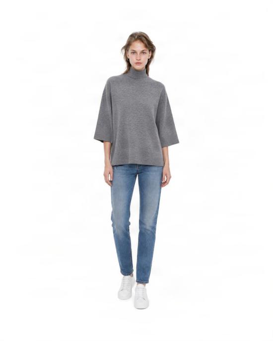 26FW 파비아나 필리피 니트웨어 5366616 Grey - FABIANA FILIPPI