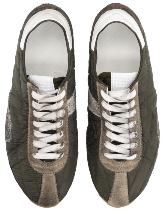  마르지엘라 스니커즈 메종  스프린터  폴리에스터 트레이너 그린 - MAISON MARGIELA