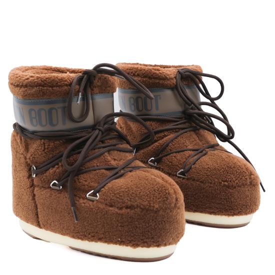 26FW 문부츠 아이콘 나일론 로우 부츠 80D1409700 M004 BROWN - MOON BOOT