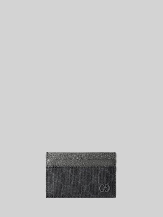 26FW 구찌 바이컬러 GG 카드 케이스 768248 BLACK