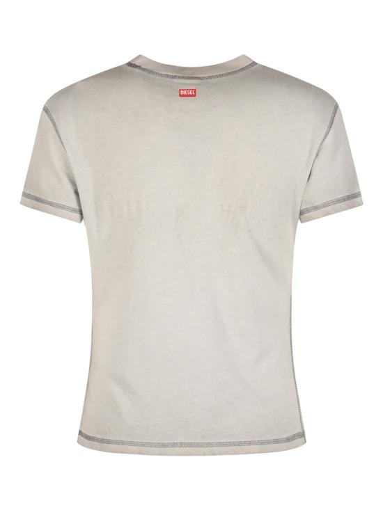 26FW 디젤 반팔 티셔츠 A23234 0DLBW 100A GREY - DIESEL